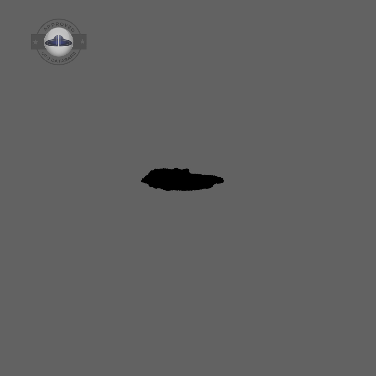 UFO picture showing UFO flying near railroad crossing UFO Picture #47-8