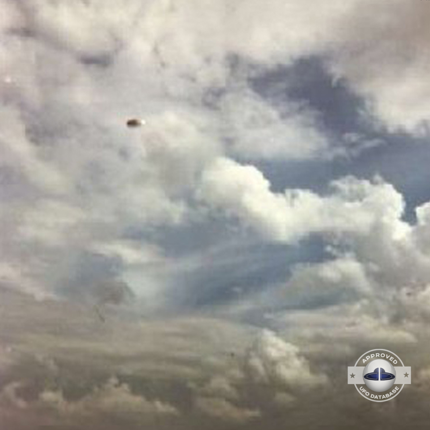 Rudi Nagora heard a strange noise and saw a shinning silver UFO UFO Picture #81-8