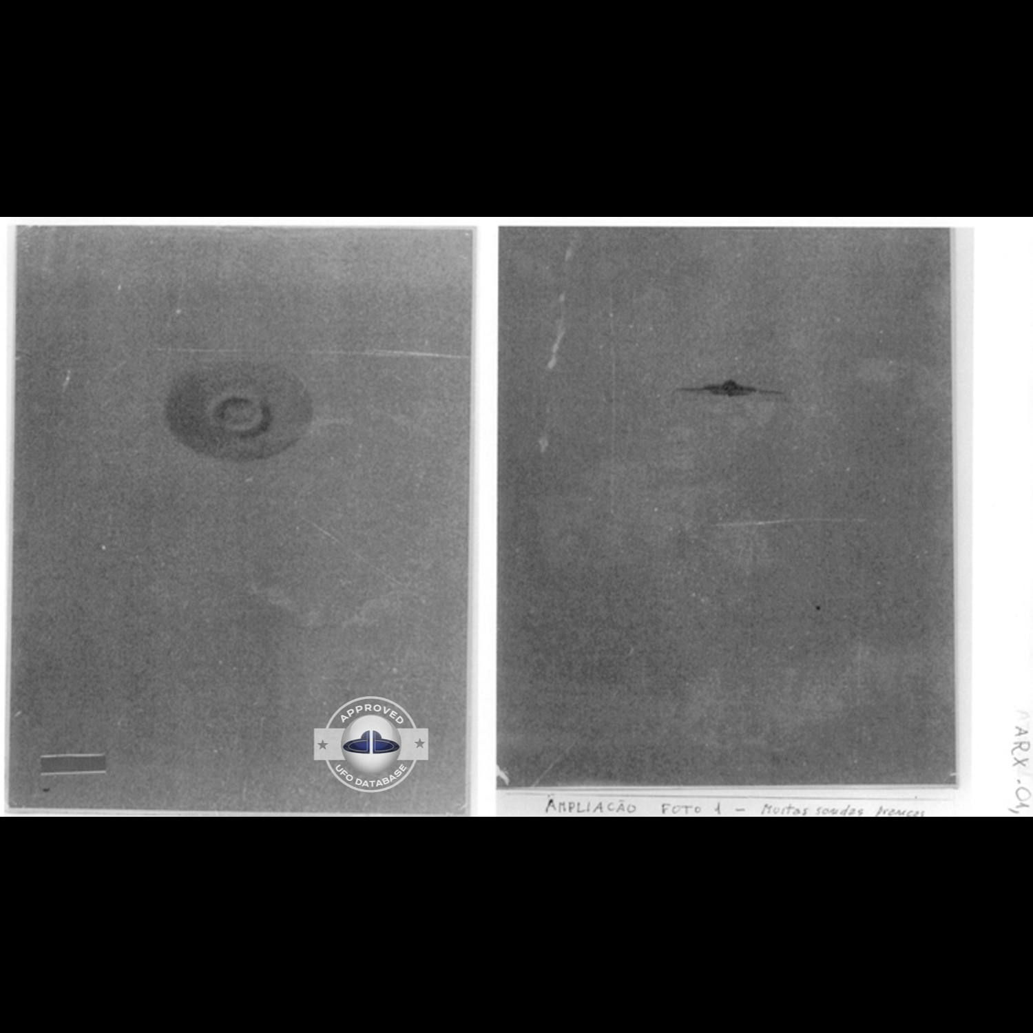 UFO picture considered by A.P.R.O | one of the best ufo picture 1952 UFO Picture #122-7