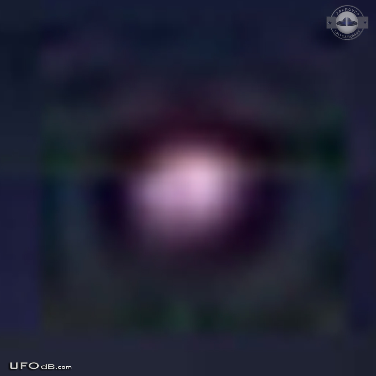 Blimb shaped UFO caught on picture over Zaragoza in Spain in May 1974 UFO Picture #458-5