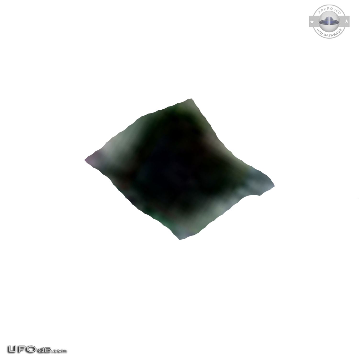 Bright UFO in the night sky of Herning Denmark caught on picture 2007 UFO Picture #445-5