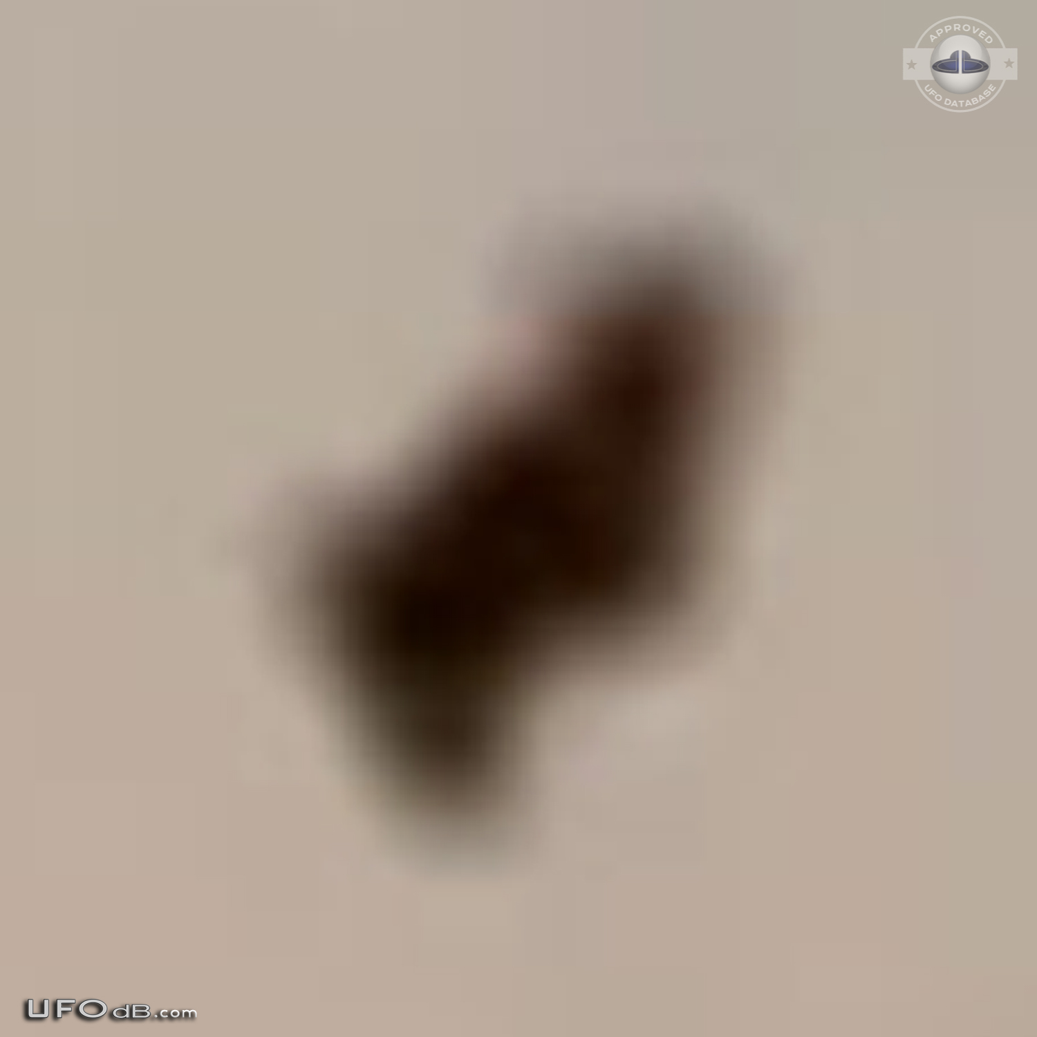 Bright metallic UFO caught on picture over Nasice, Croatia in May 2008 UFO Picture #471-5