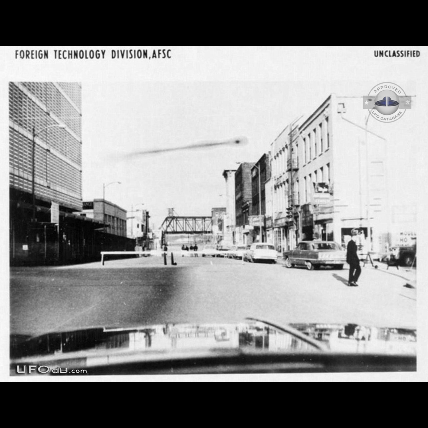 CIA Declassified UFO picture of 1965 in Omaha, Nebraska USA UFO Picture #631-1