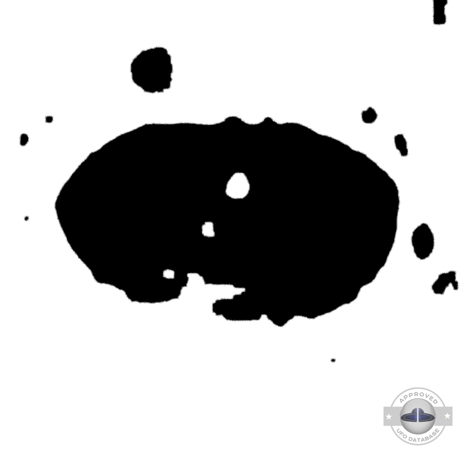 Great Scientific value UFO picture taken over Costa Rica - 1971 UFO Picture #229-8