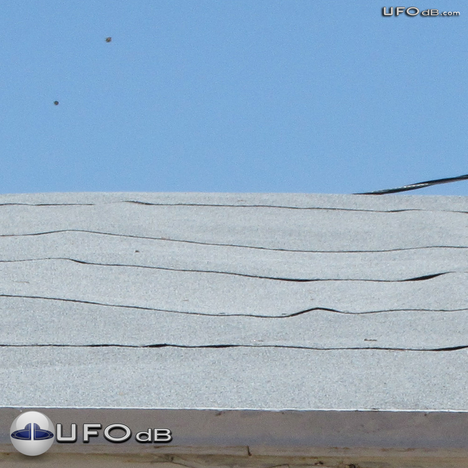 Dark UFOs near the Twentynine Palms US Marine corps base | May 7 2011 UFO Picture #315-1