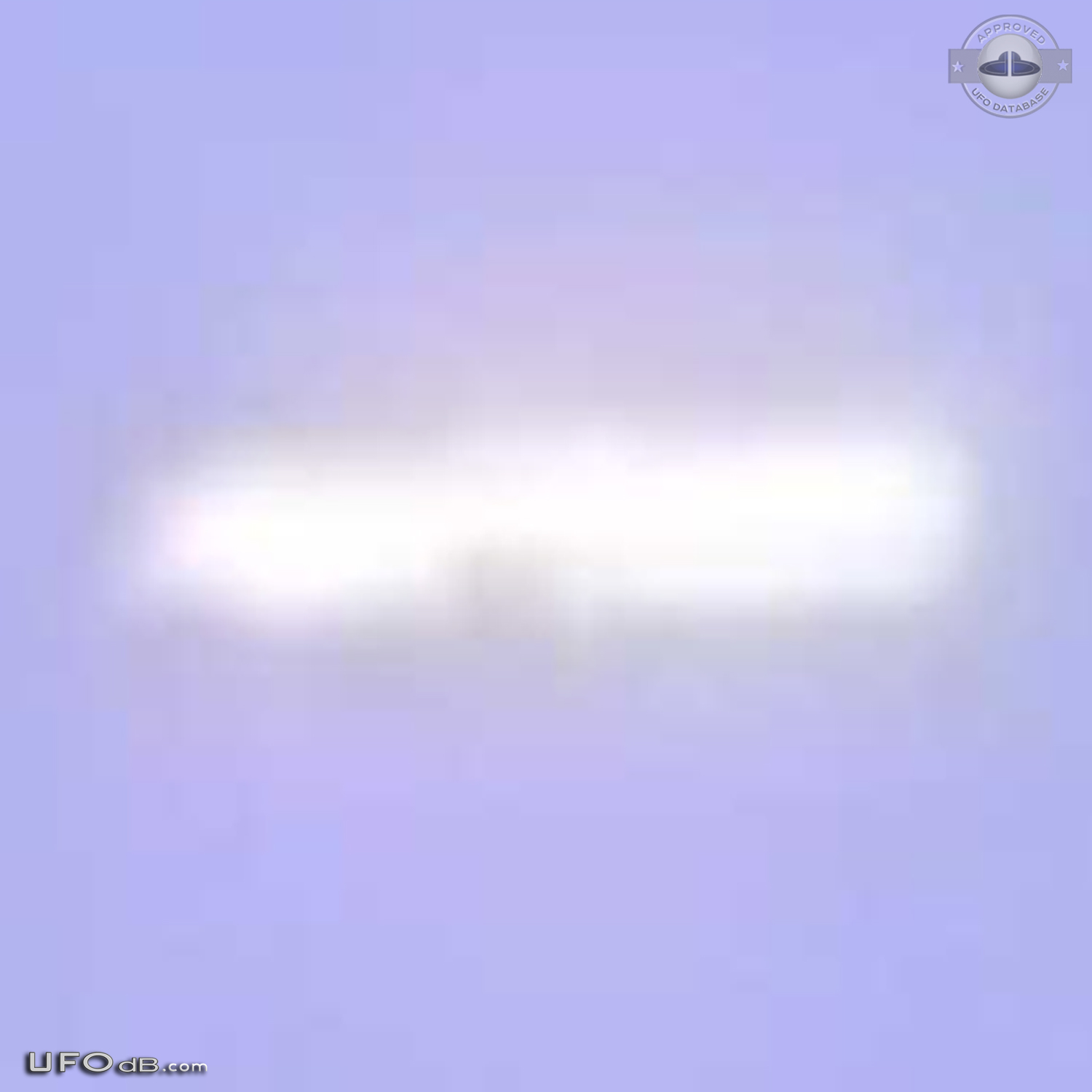 Flat Glowing Saucer UFO caught on picture over Savedalen, Sweden 2012 UFO Picture #452-4