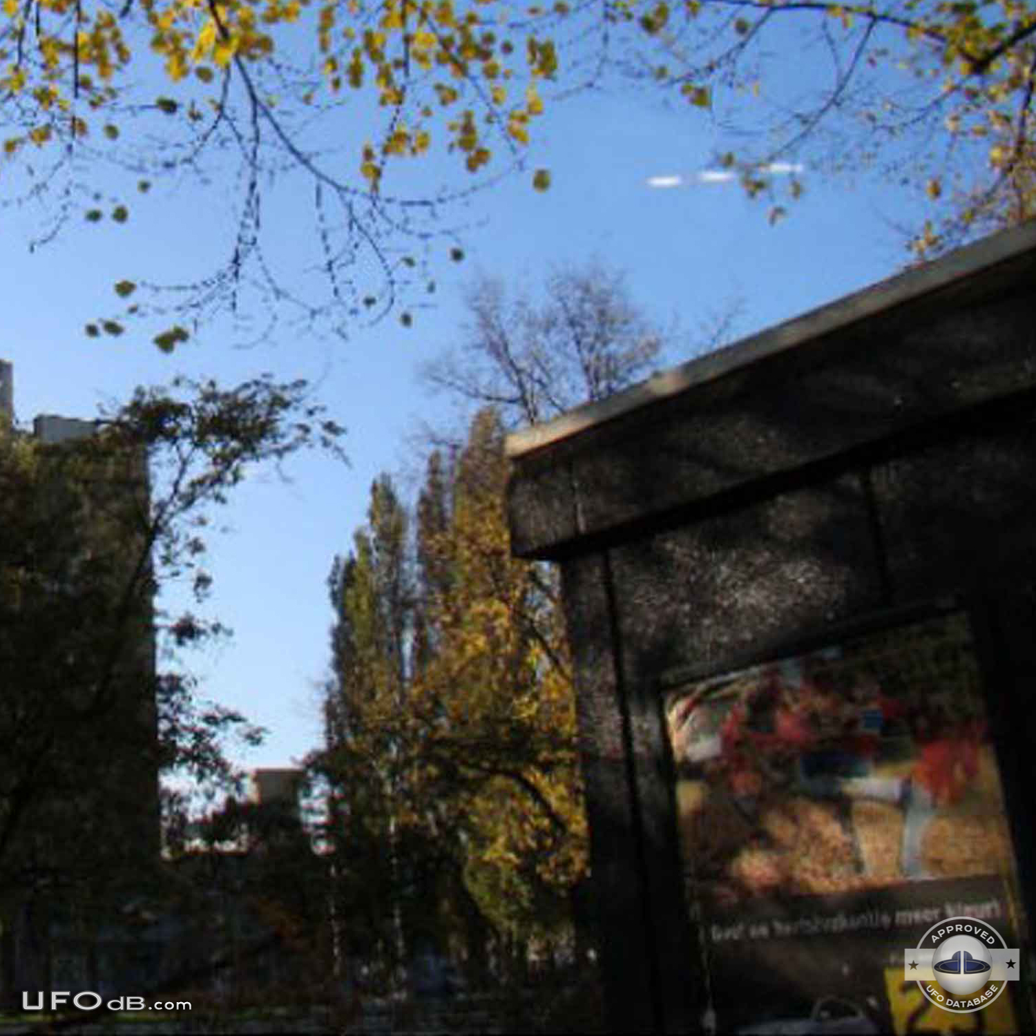 Fleet of 3 UFOs in formation caught on picture over Amsterdam in 2011 UFO Picture #378-3