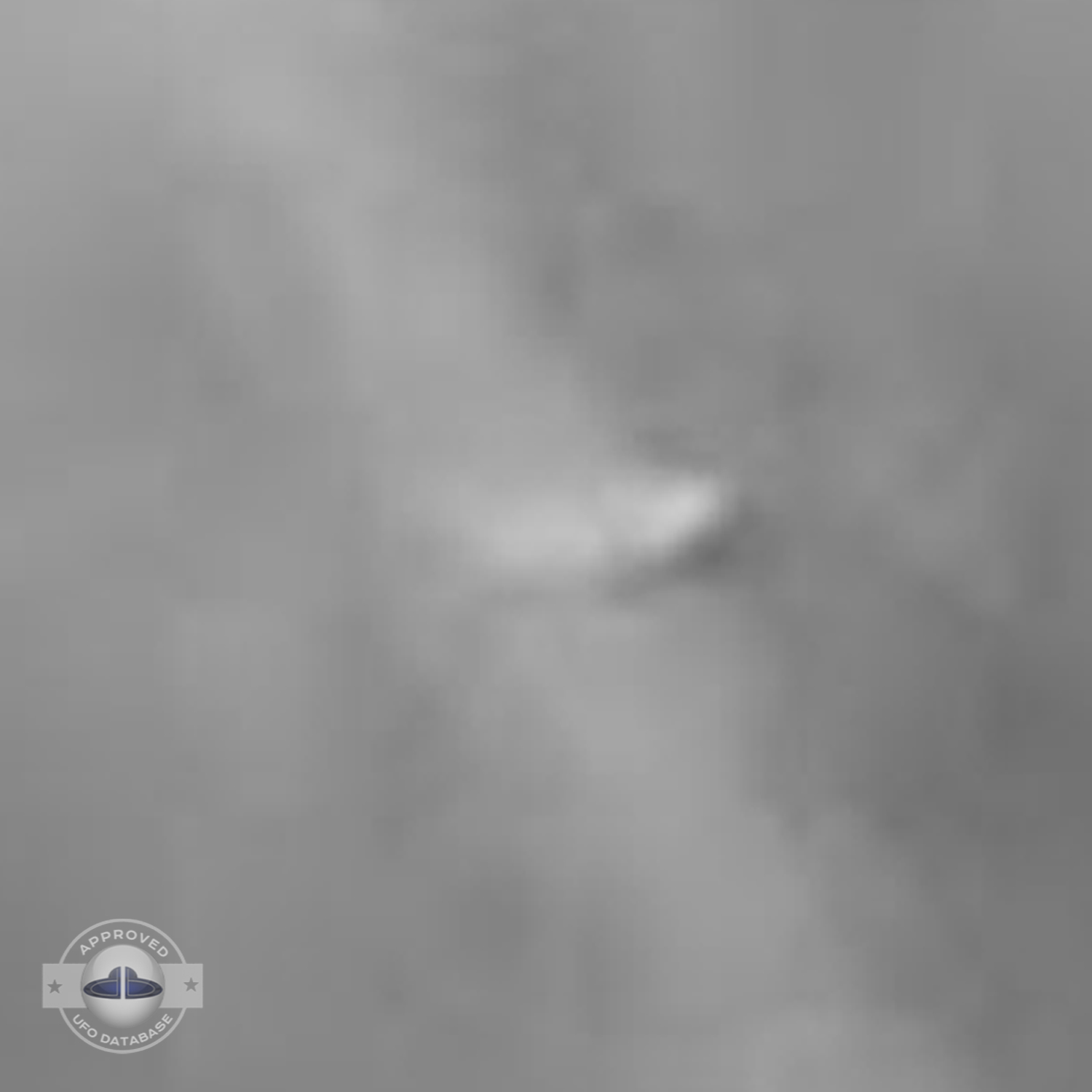 UFO picture shot over a beach in Fujisawa near Enoshima island 1957 UFO Picture #123-4