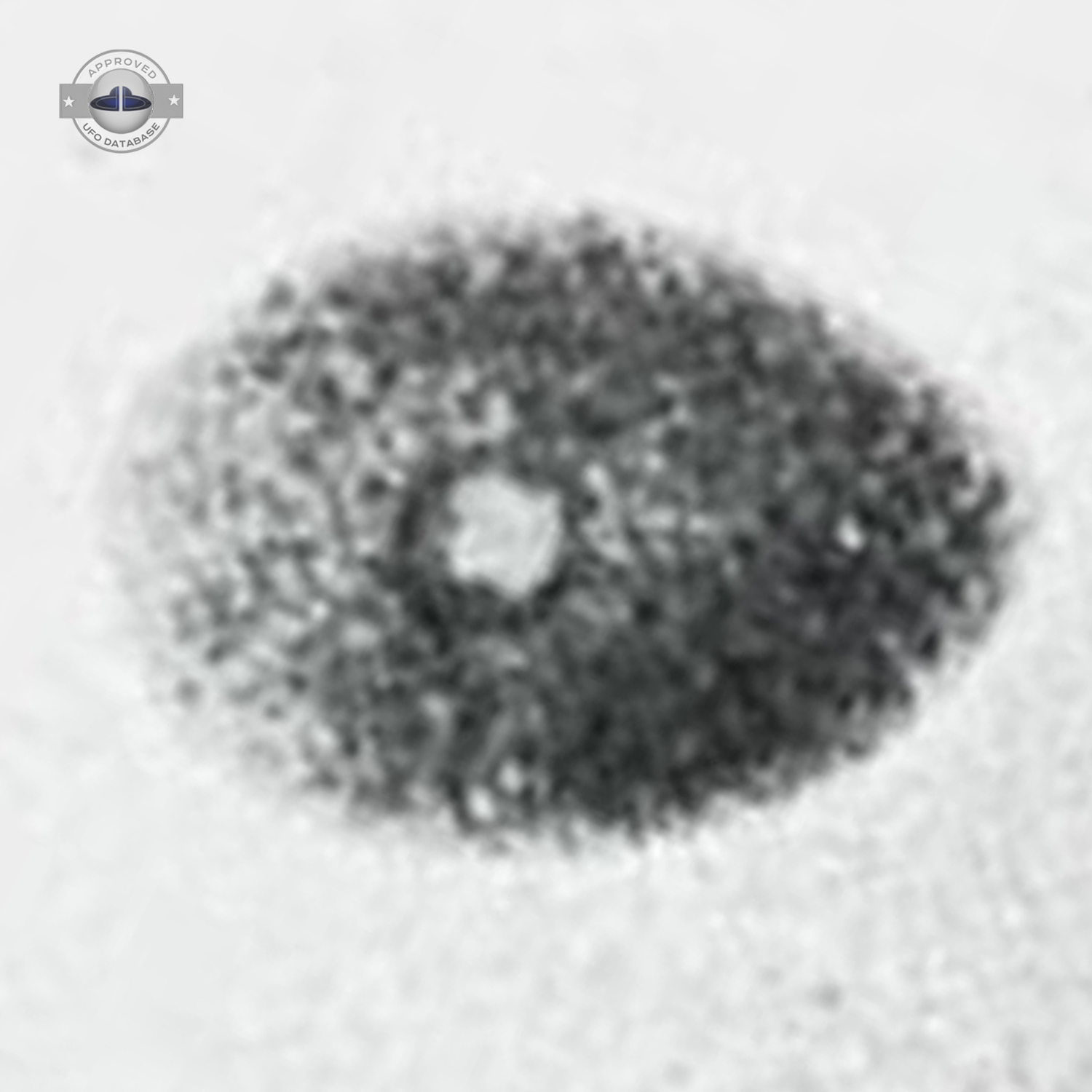 UFO was photograph in the early lights of dawn on May 17 1958 USA UFO Picture #127-5