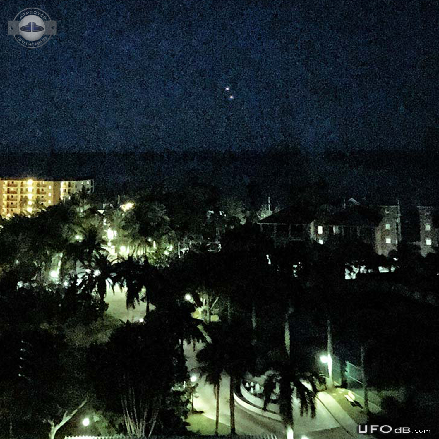 Helicopter visit after UFOs swooped away in Fort Myers Beach Florida U UFO Picture #813-2