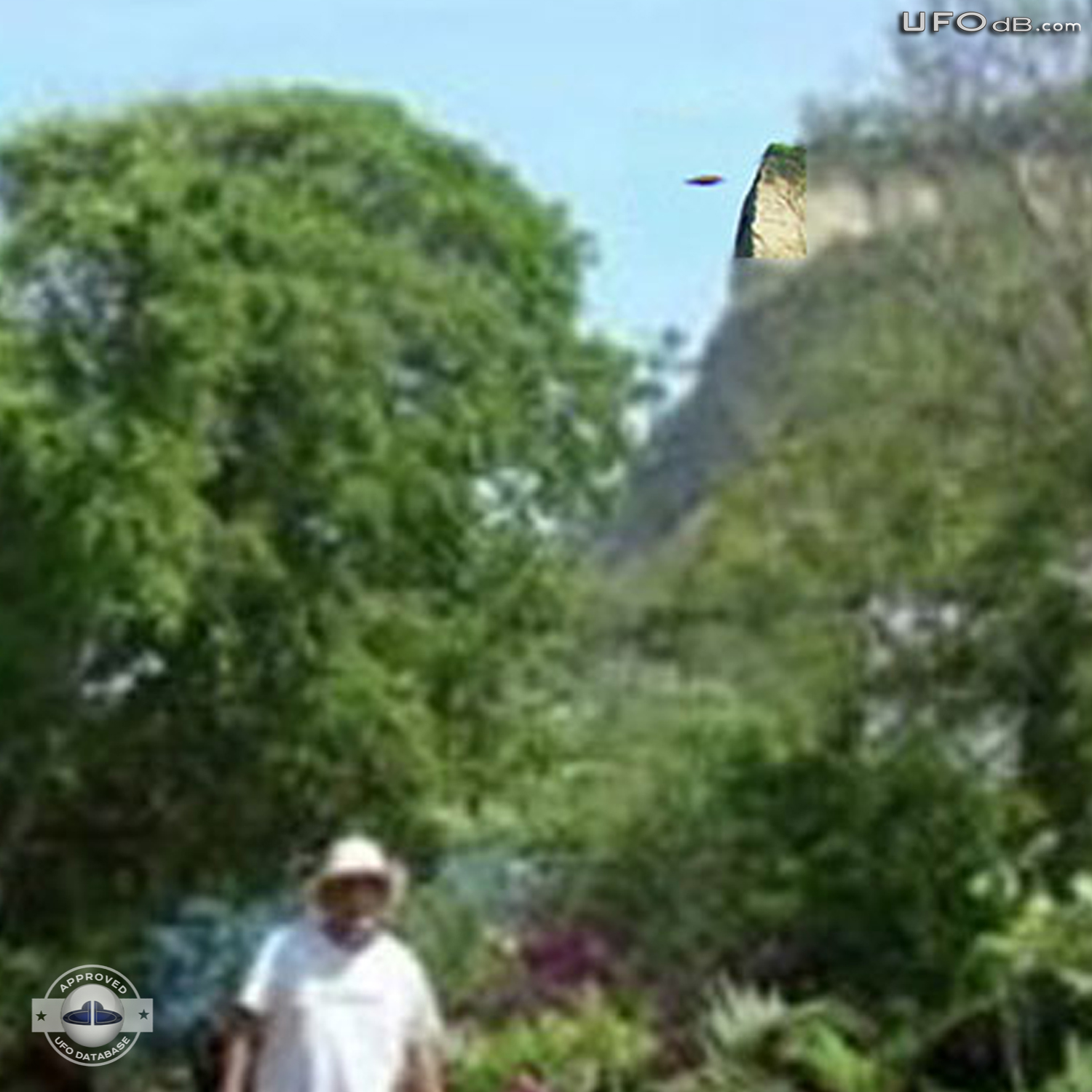 Lucky shot get a UFO on picture in Chirije | Ecuador | January 2011 UFO Picture #272-3