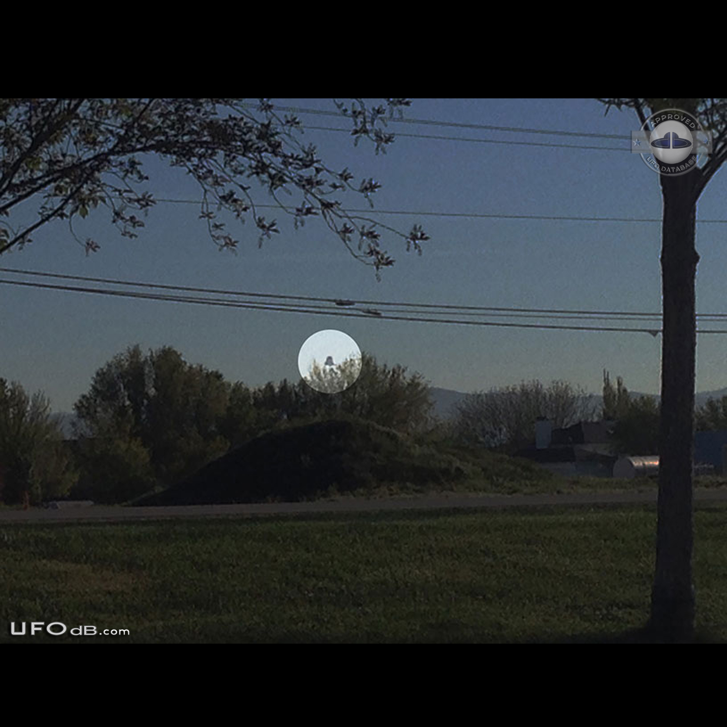 Massive Bell Shaped UFO over Sawtooth National Forest in Idaho 2014 UFO Picture #566-3