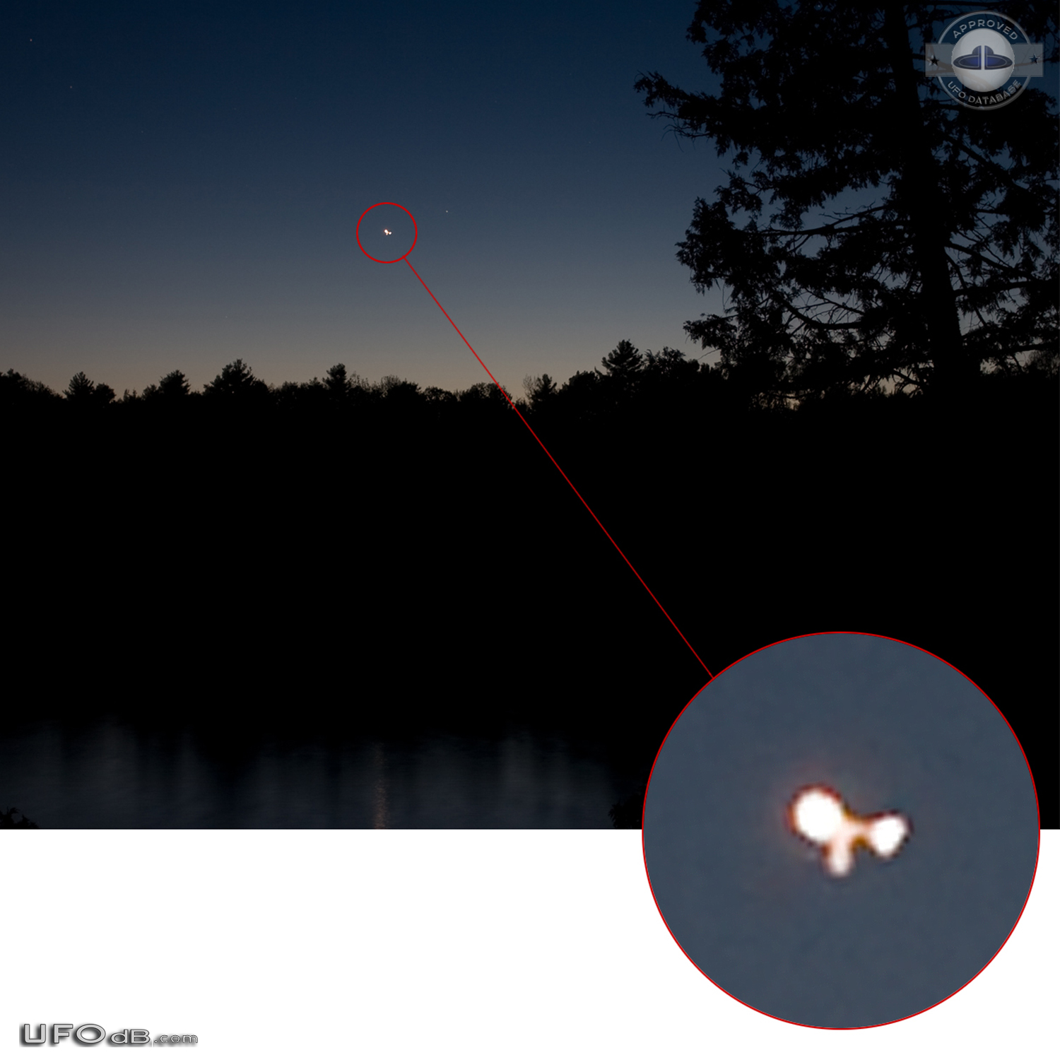 Mysterious Lights UFOS Observed Near Apsley Ontario Canada 2015 UFO Picture #721-5