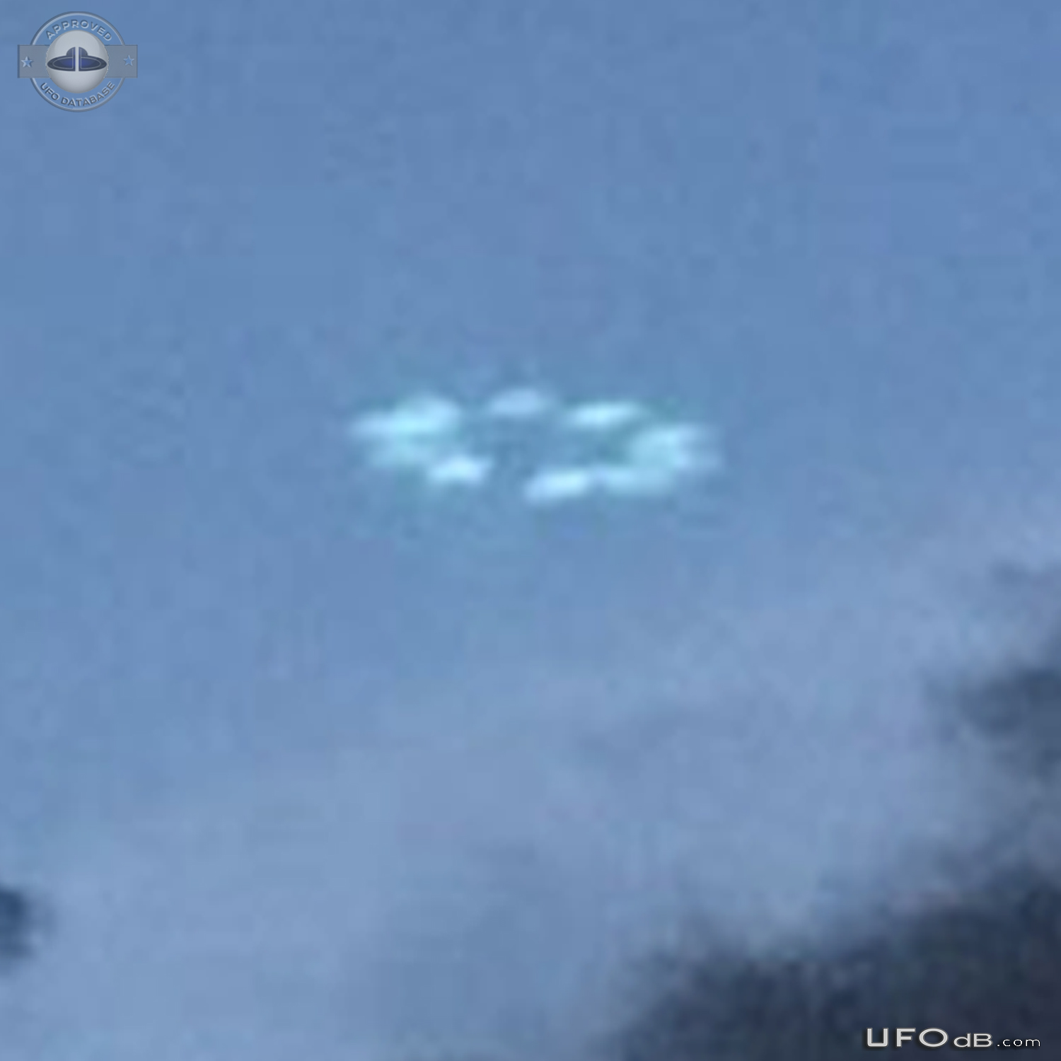 Photo during storm get saucer UFO in cloud hole Phoenix Arizona USA 20 UFO Picture #814-5