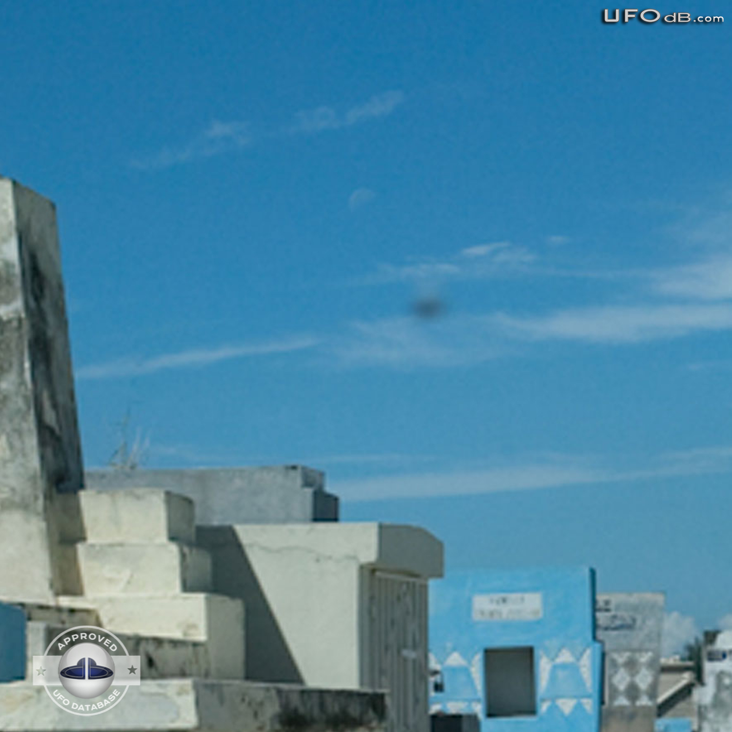 Port-au-Prince, Haiti UFO picture taken in a cemetery after earthquake UFO Picture #347-2
