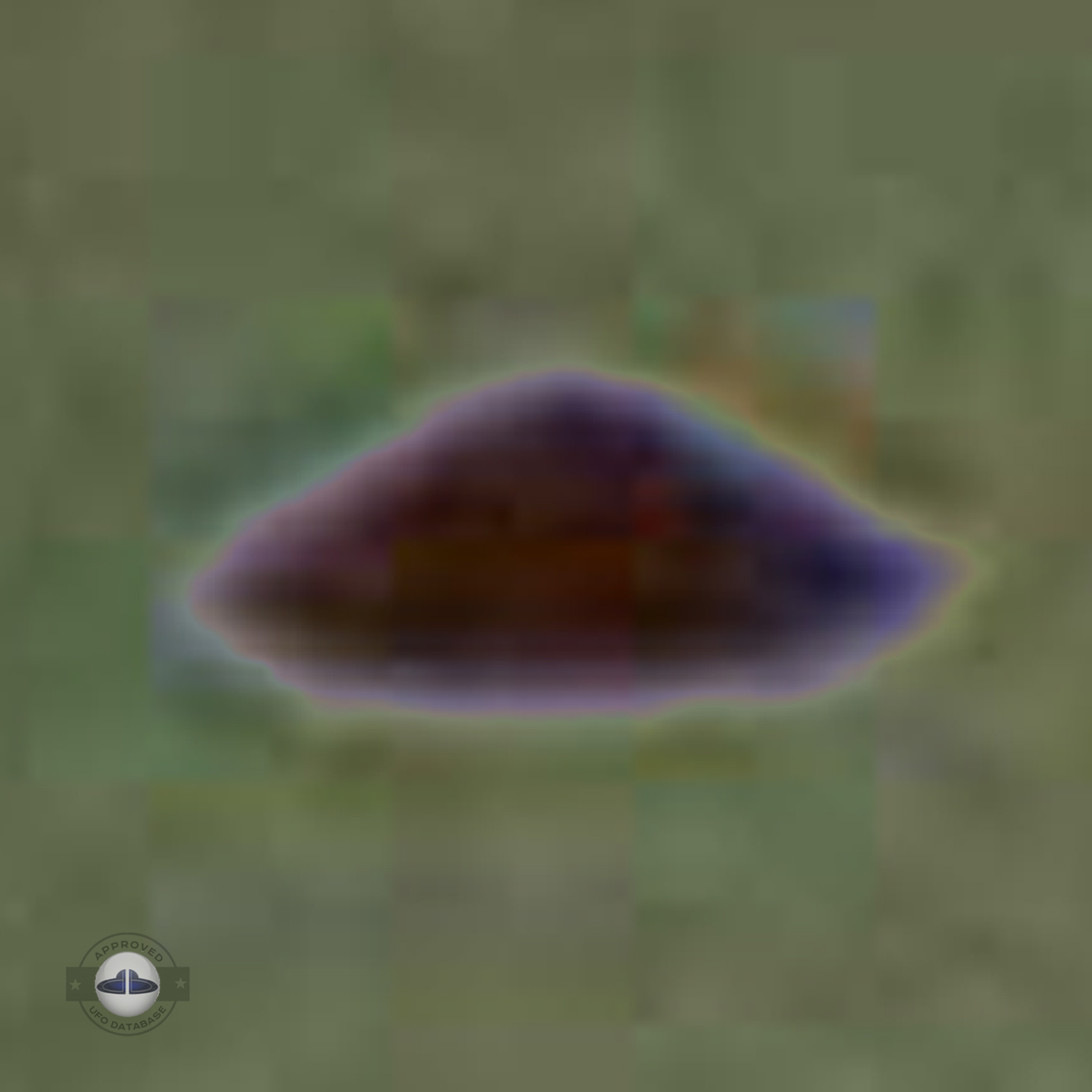 UFO seen over a roof of a house in Puerto Madryn in Argentina 1975 UFO Picture #28-6