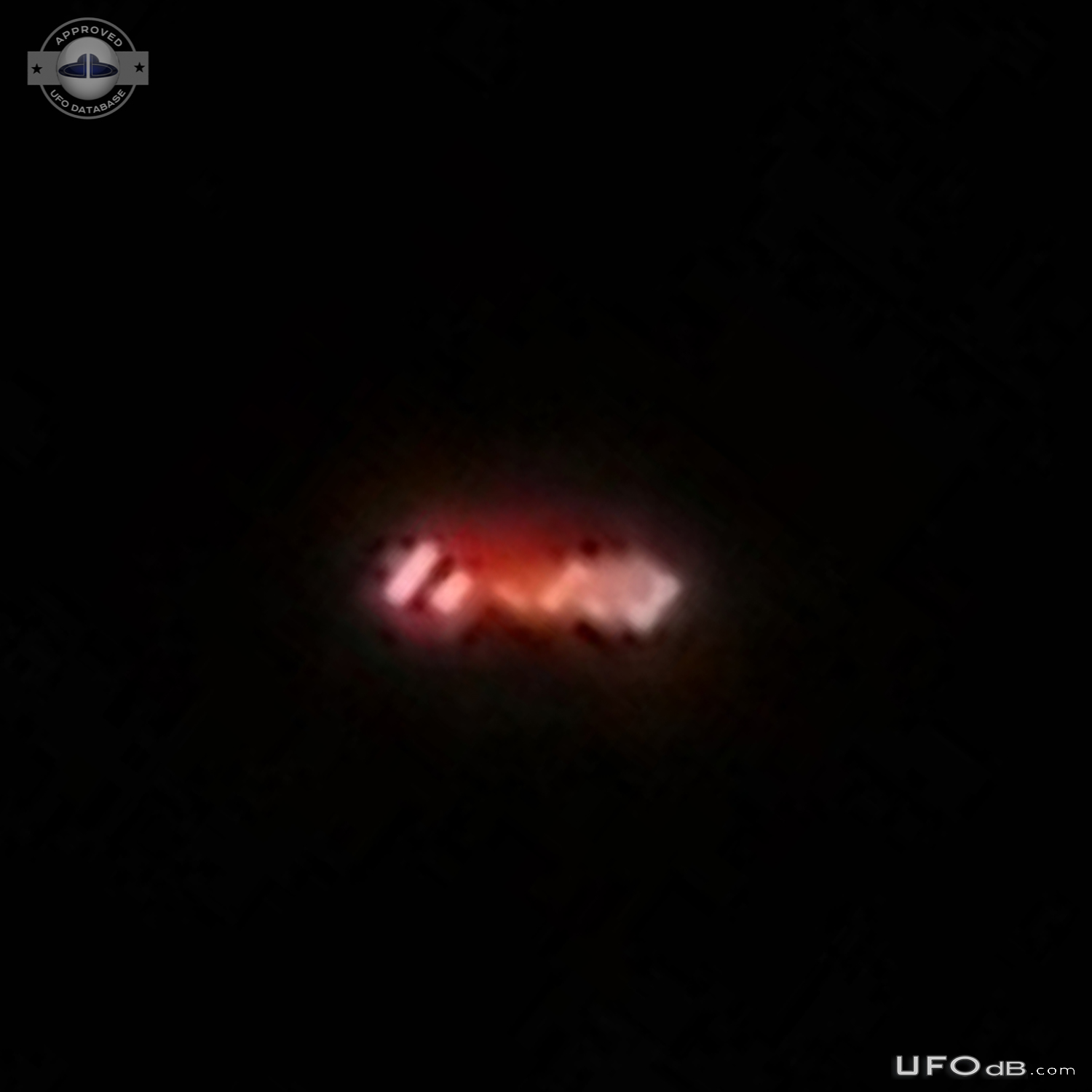 Red Ball of light UFO coming down near Kennedy Space center 2017 UFO Picture #826-4