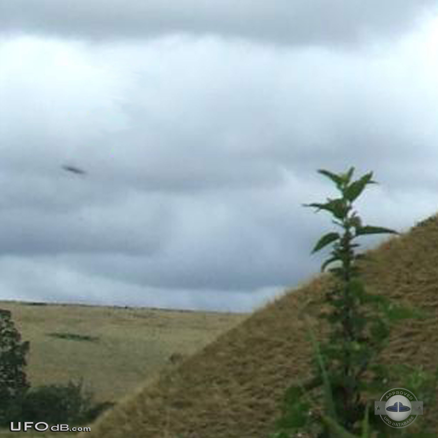 Saucer UFO caught on picture near Silbury Hill in Wiltshire county UK UFO Picture #480-4