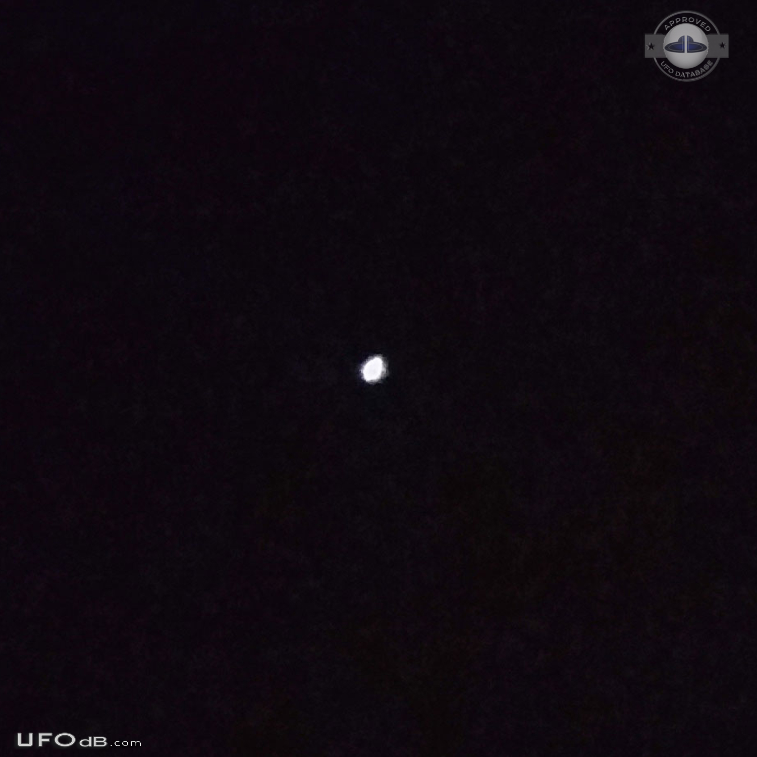 Seen from distance unmoving much larger other stars - Gatineau Quebec  UFO Picture #767-3