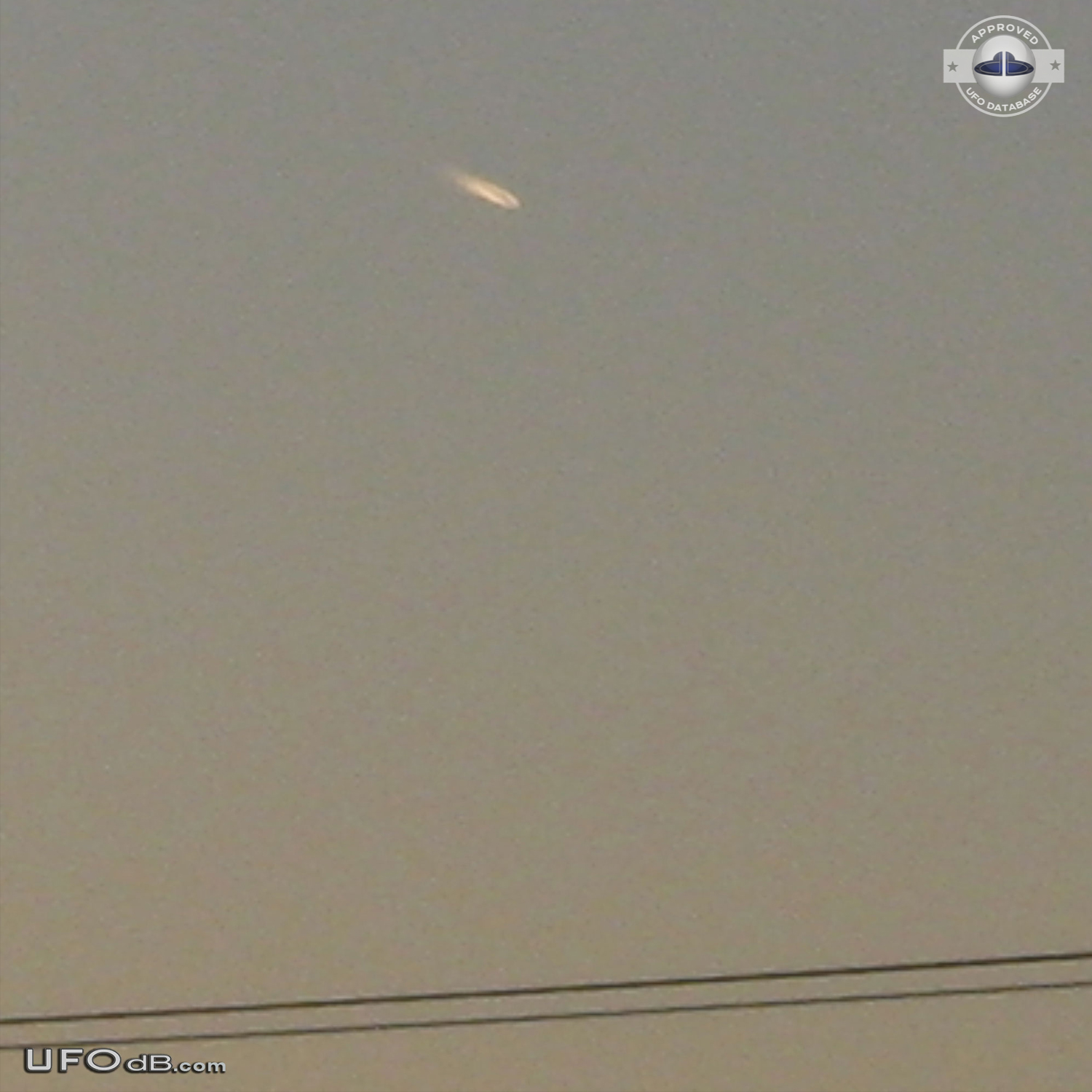 Slow Lonely cloud in clear sky is a UFO in Ostrobothnia Finland 2010 UFO Picture #529-1