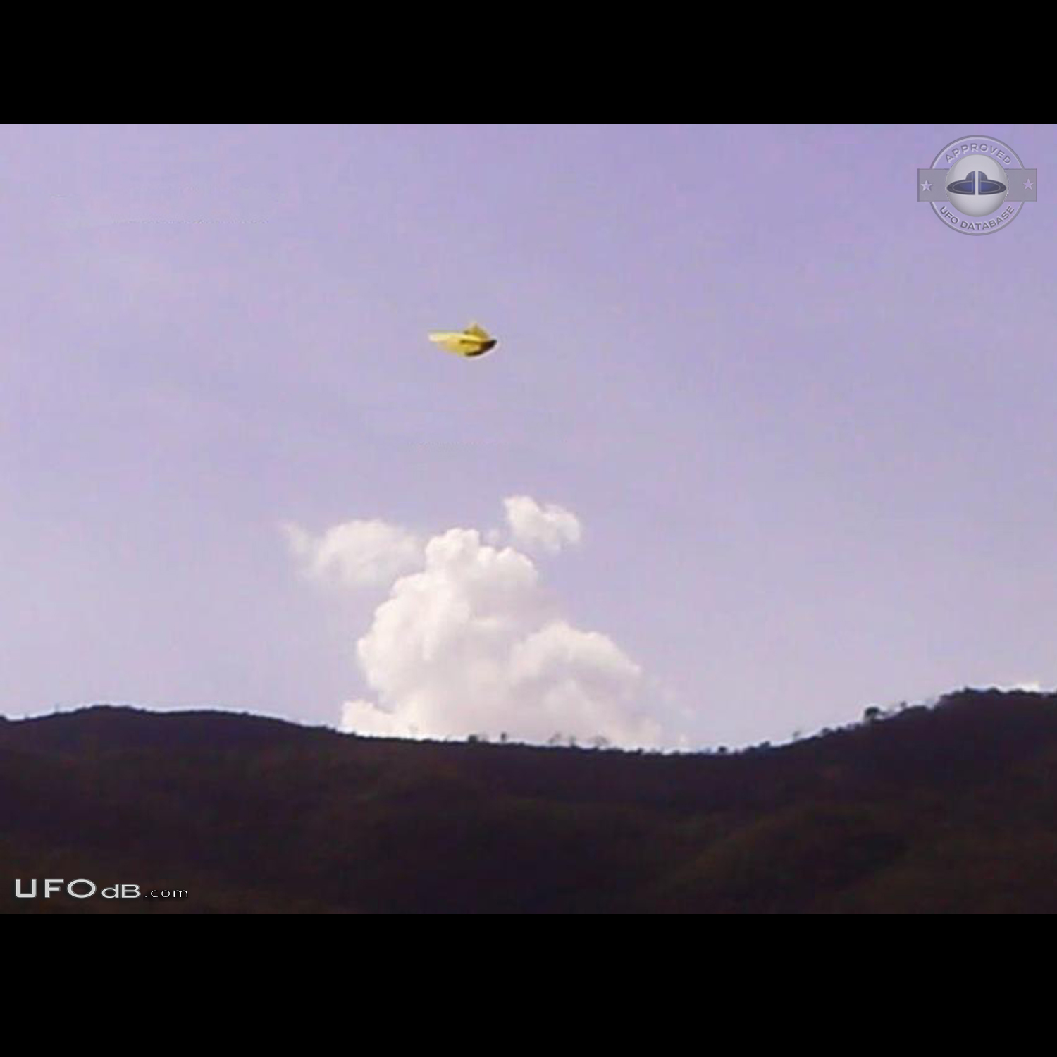 The witness stopped the car to take photos of Bahia Brazil Landscape 2 UFO Picture #709-1