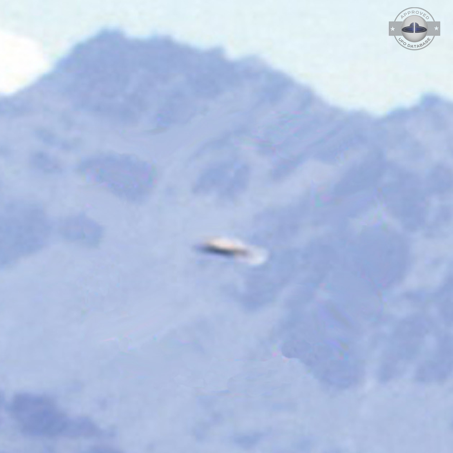 Picture of UFO over China