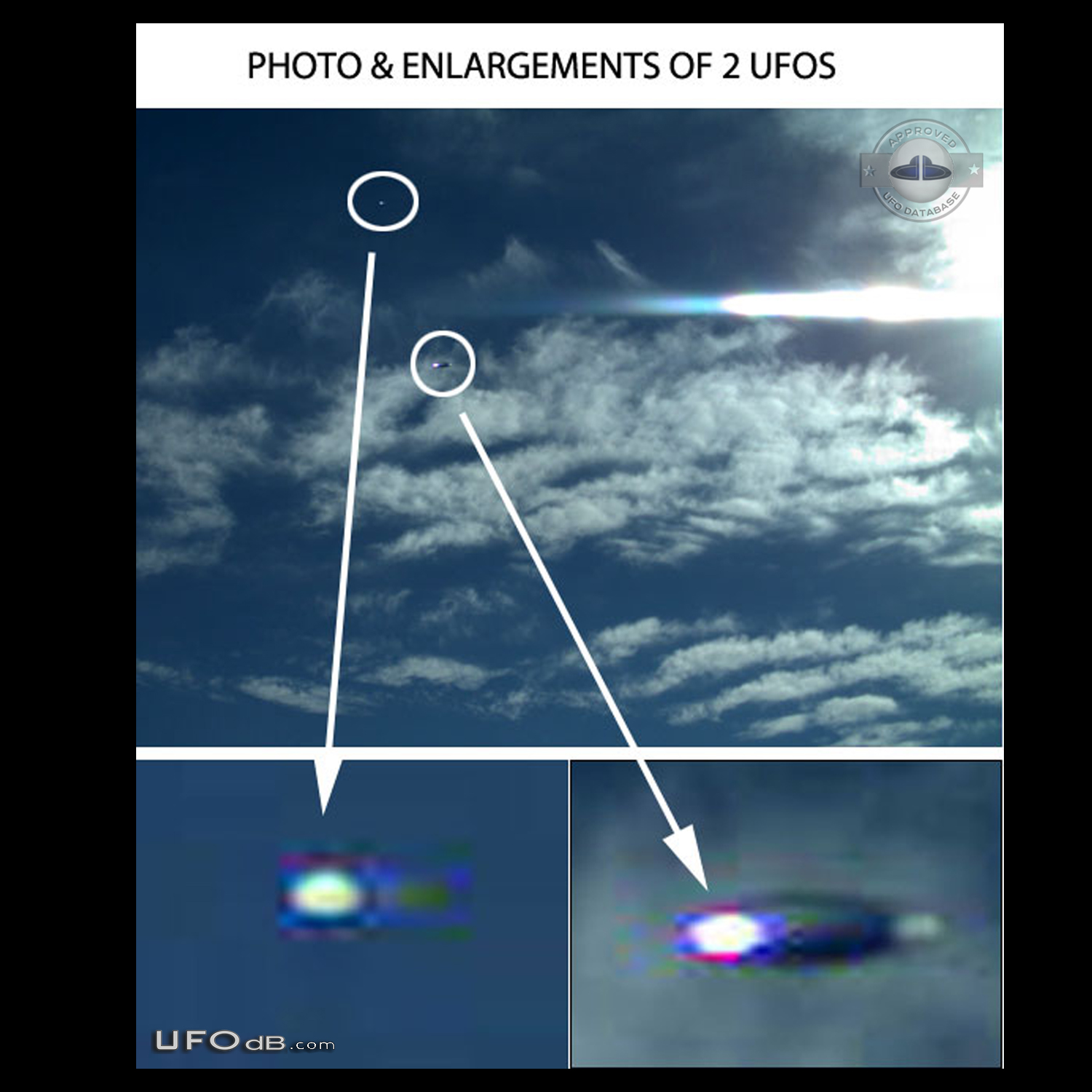 Trail Camera Captures UFOs in the Eastern Sky - Clancy Montana USA 201 UFO Picture #765-2