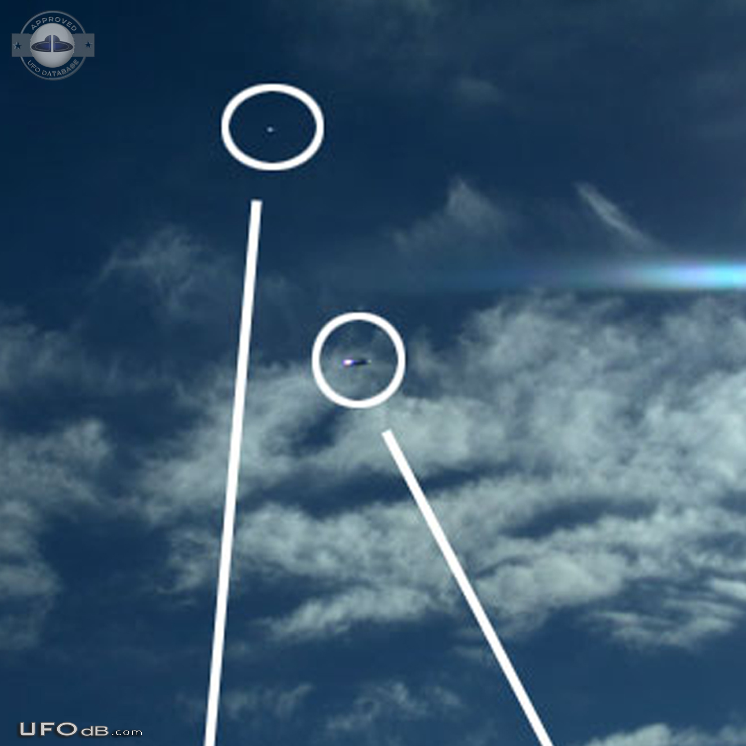 Trail Camera Captures UFOs in the Eastern Sky - Clancy Montana USA 201 UFO Picture #765-4