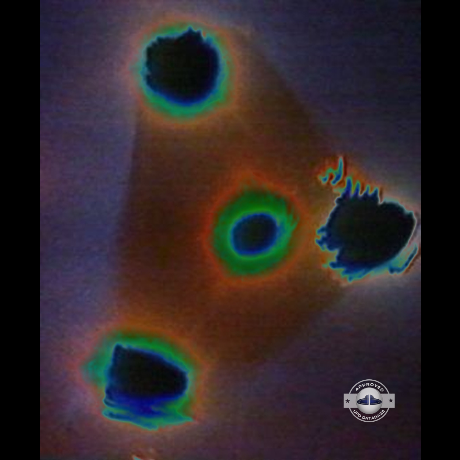 Wallonia Belgium June 15 1990 UFO Picture | Belgian wave UFO sighting UFO Picture #150-8