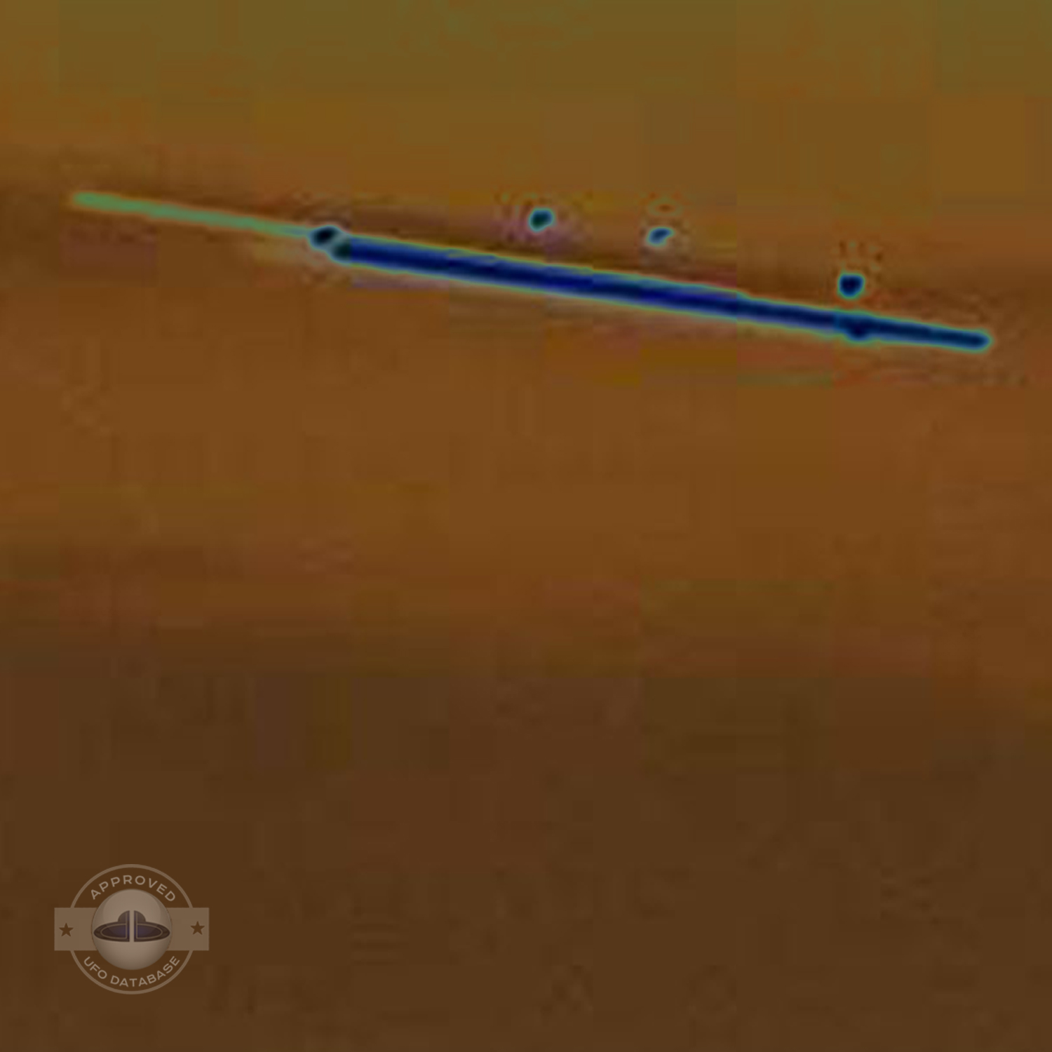 UFO Picture captured by the webcam of the National Park service UFO Picture #84-5