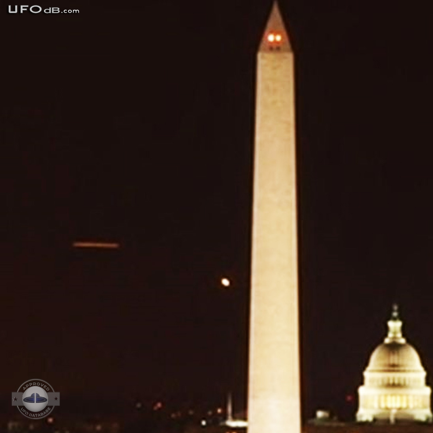 Washington No Fly Zone visited by a UFO | D.C. USA | February 14 2011 UFO Picture #258-2