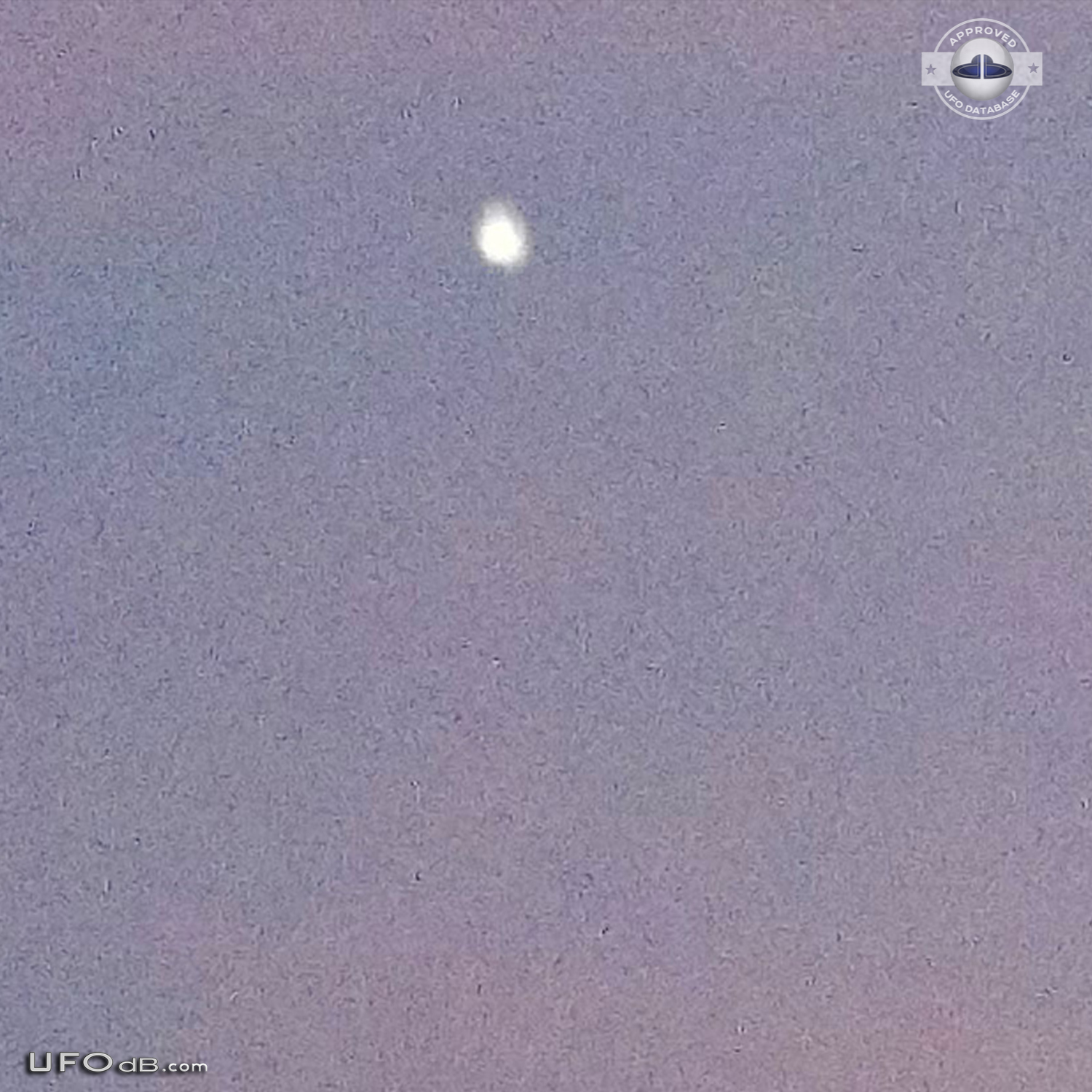 White fluffy Orb UFO caught on photo in the sky of Butte, Montana 2012 UFO Picture #517-2