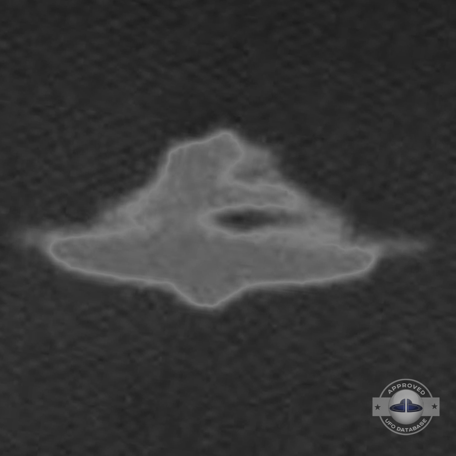 Metallic ufo approached the power lines from the West - Rhode Island UFO Picture #77-6