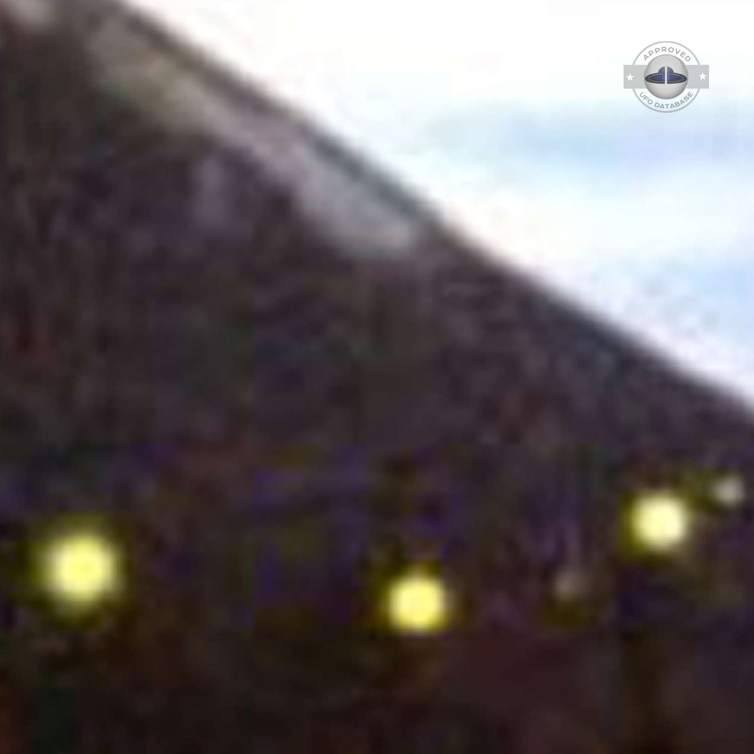 UFO over the Tagish lake in the Yukon territory and British Columbia UFO Picture #44-7