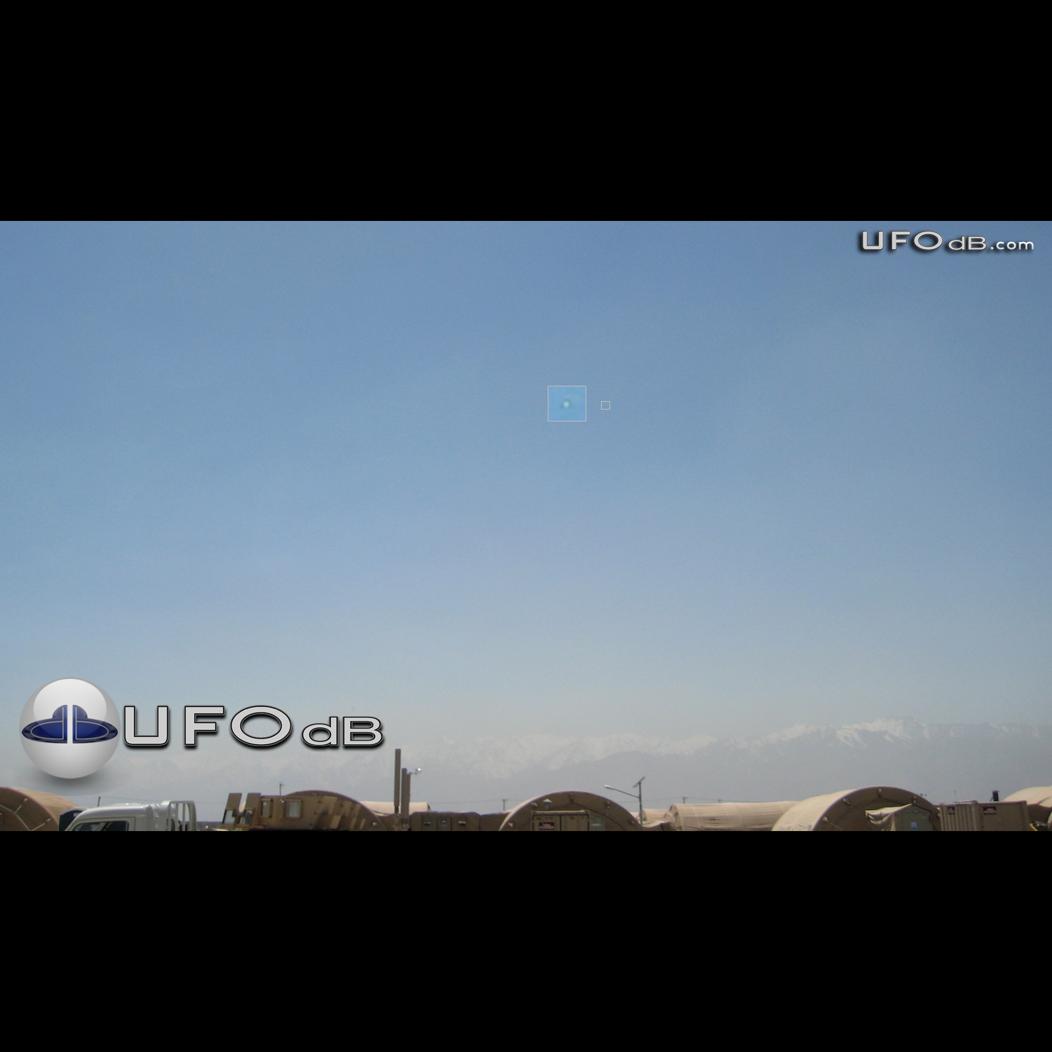 Two Fast Metallic UFOs over the mountains | Afghanistan | April 4 2011 UFO Picture #269-1