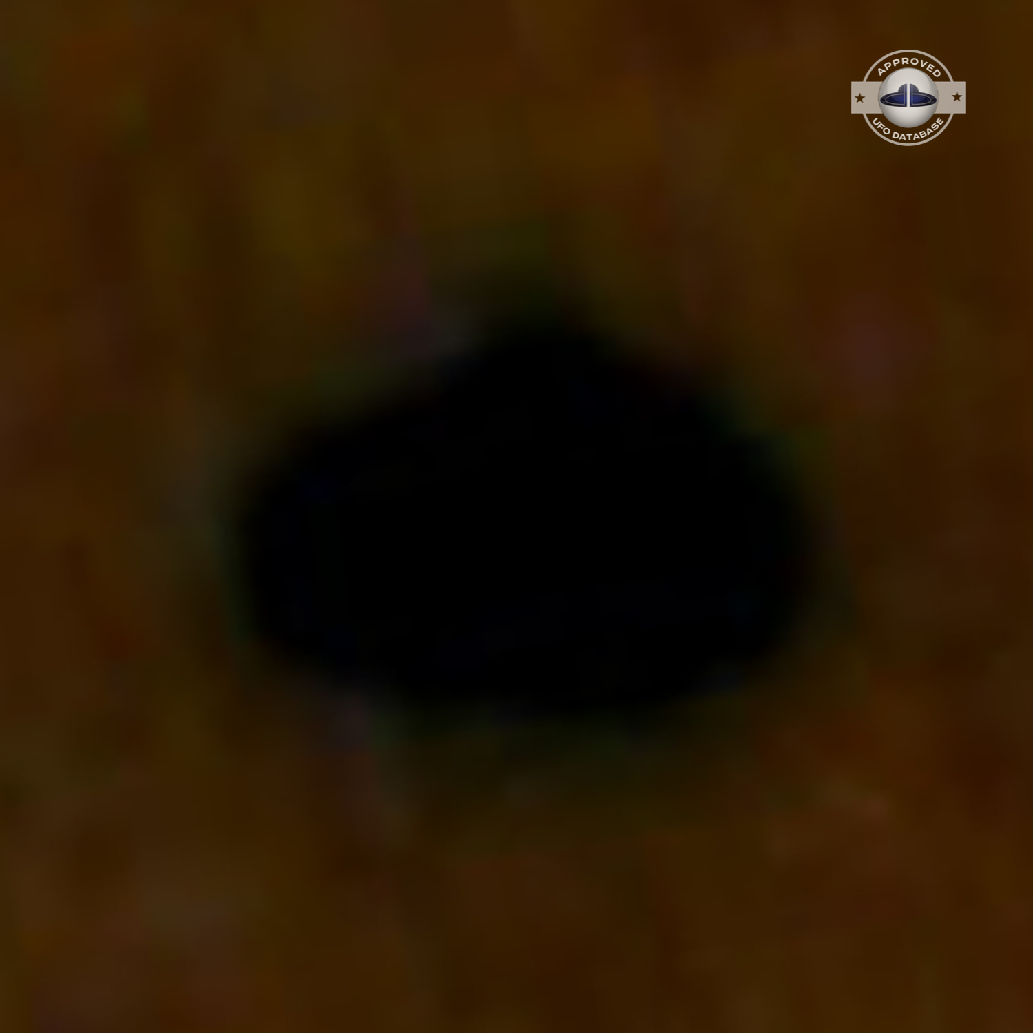 UFO picture taken over the 15 km long Hessdalen valley. Holtalen UFO Picture #17-7