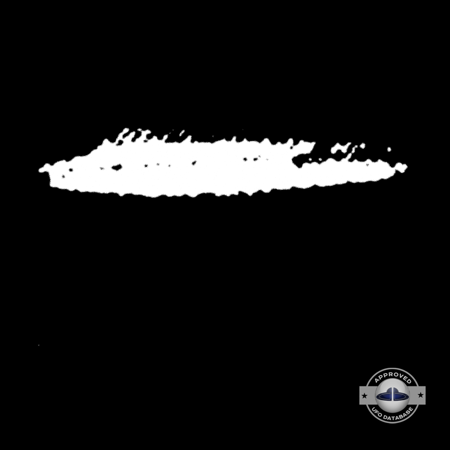 UFO over a fisherman and people in a canoe on a lake UFO Picture #45-6