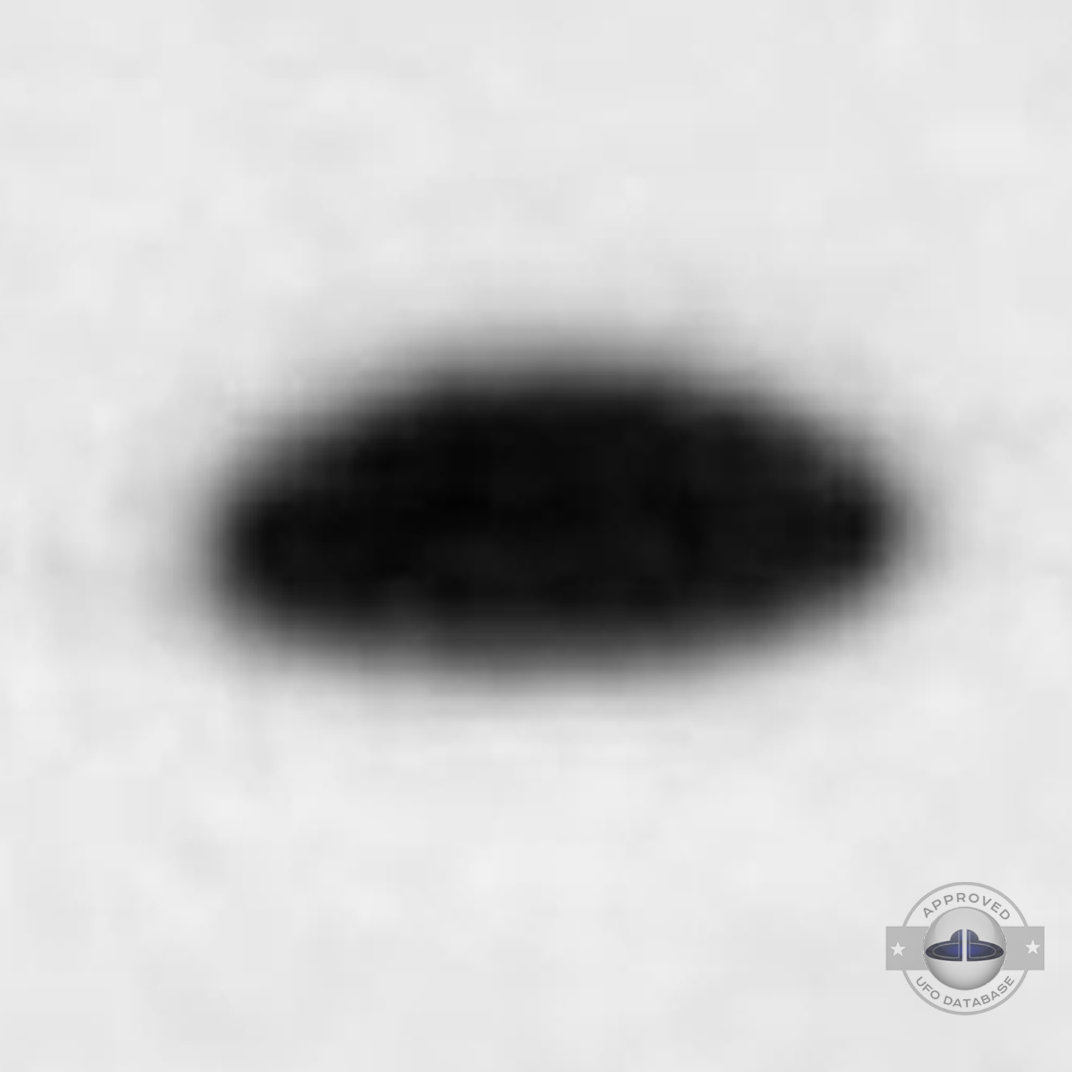 UFO Picture showing UFO beside city house with antenna Nancy Lorraine UFO Picture #64-5