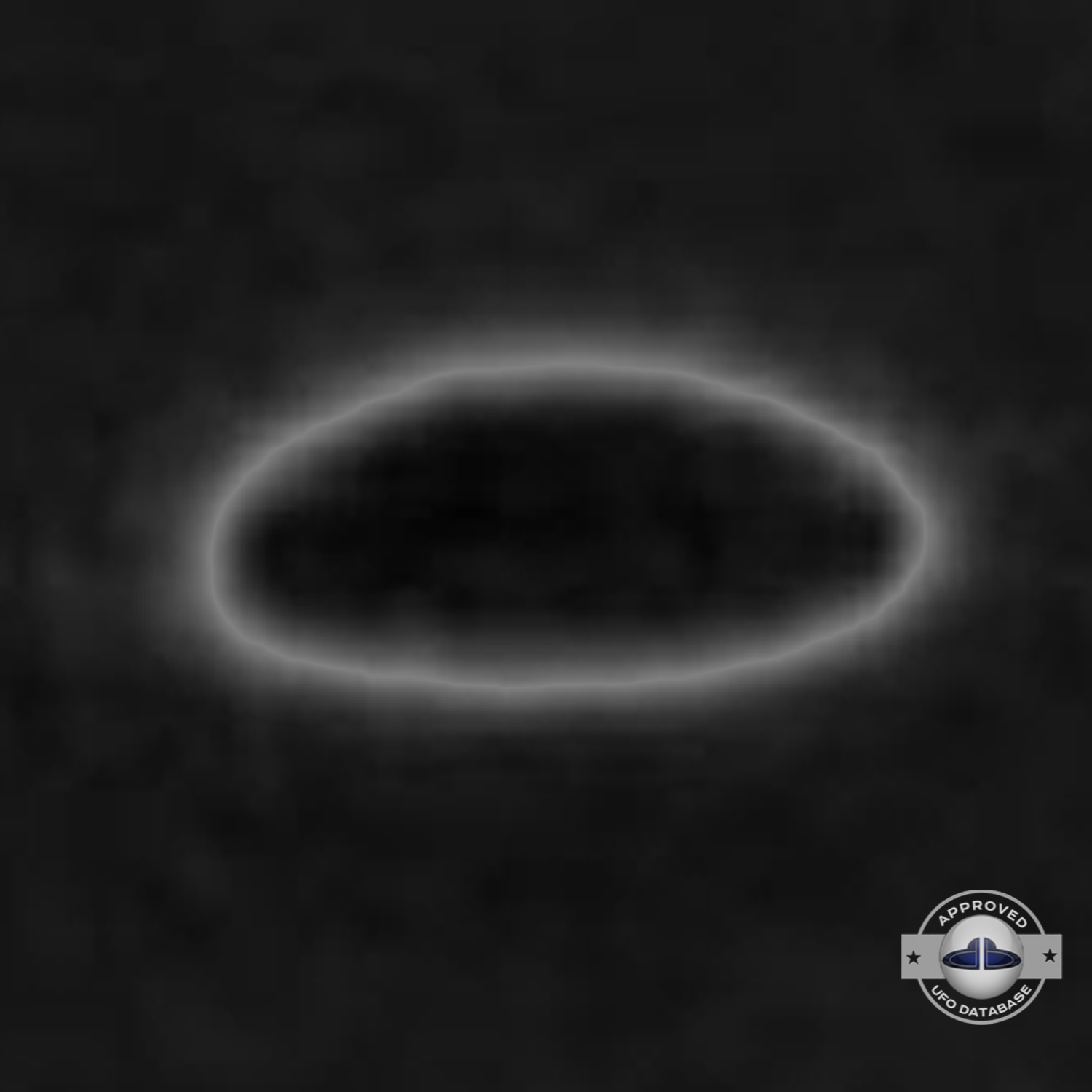 UFO Picture showing UFO beside city house with antenna Nancy Lorraine UFO Picture #64-6