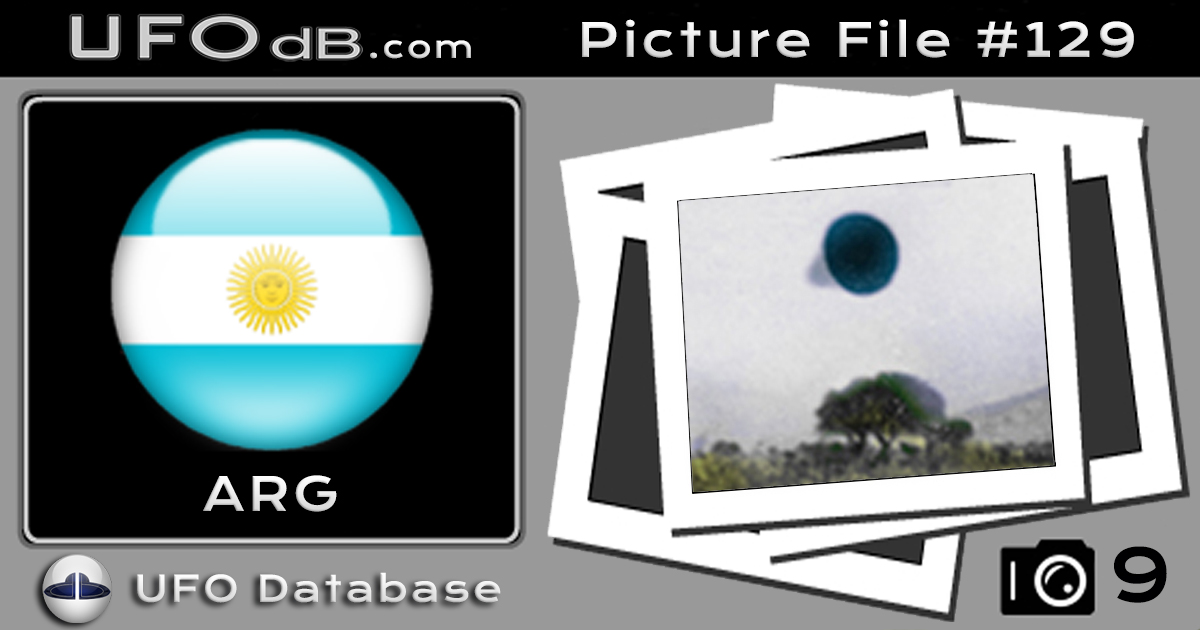 UFO picture - One of the best recorded UFO sighting in Argentina