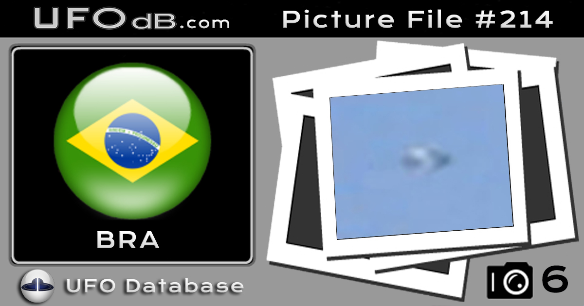 Fast Saucer UFO over houses of Ibirite, Minas Gerais, Brazil | 2008