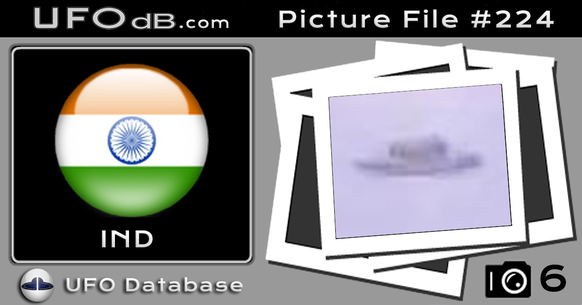 Hat Shaped UFO captured on picture in Shillong | India | August 2009