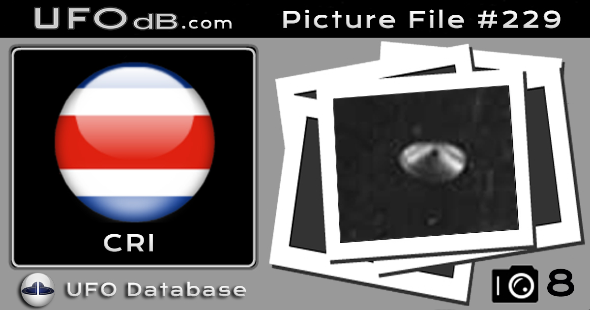 Great Scientific value UFO picture taken over Costa Rica - 1971