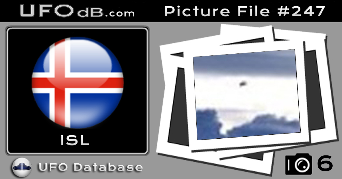 News picture capture a UFO without knowing | Grimsvotn, Iceland 2004