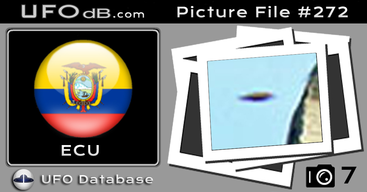 Lucky shot get a UFO on picture in Chirije | Ecuador | January 2011