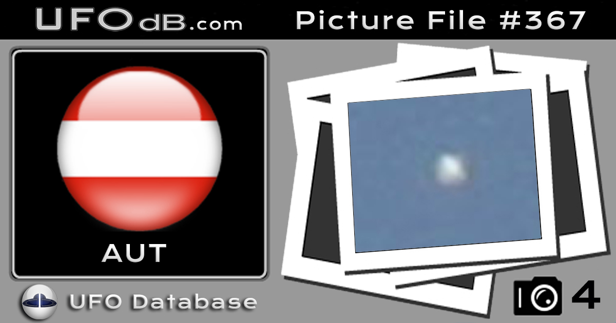 Couple on their balcony in Vienna sees a UFO and gets a picture - 2011