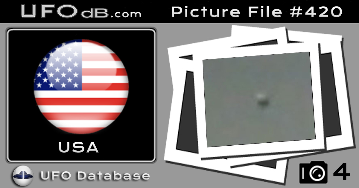 Dark UFO sphere caught on picture during storm in Los Angeles in 2009