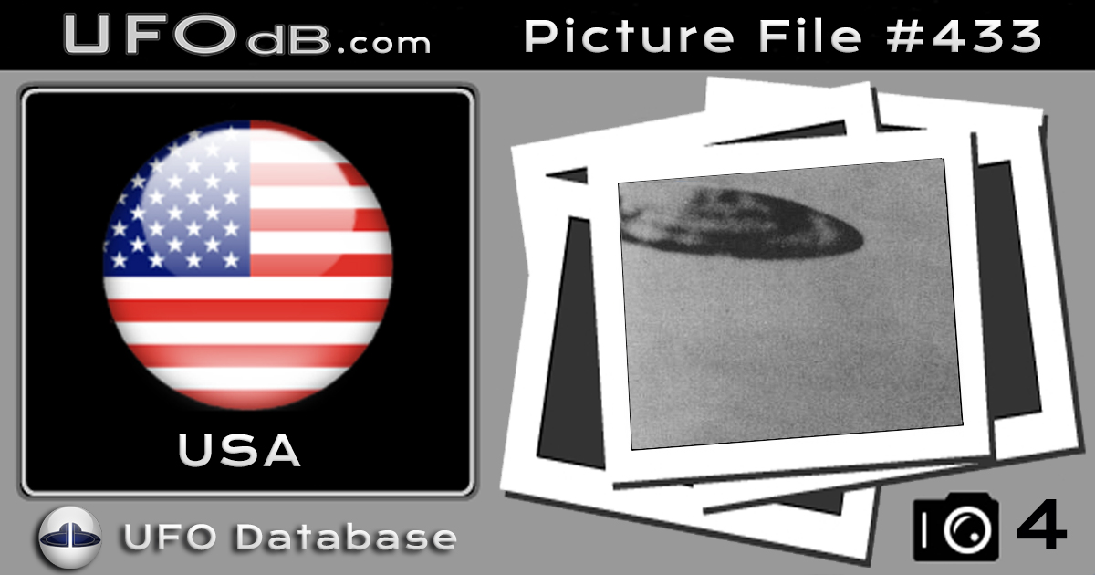 1950 Saucer UFO San Bernardino California USA caught on picture