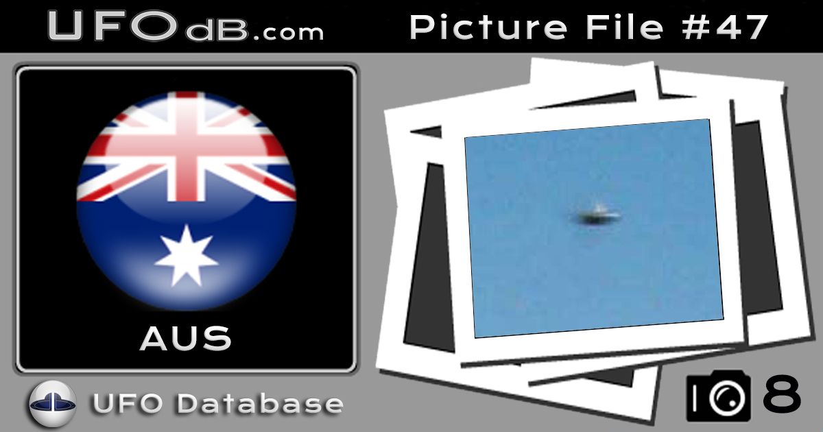 UFO picture showing UFO flying near railroad crossing