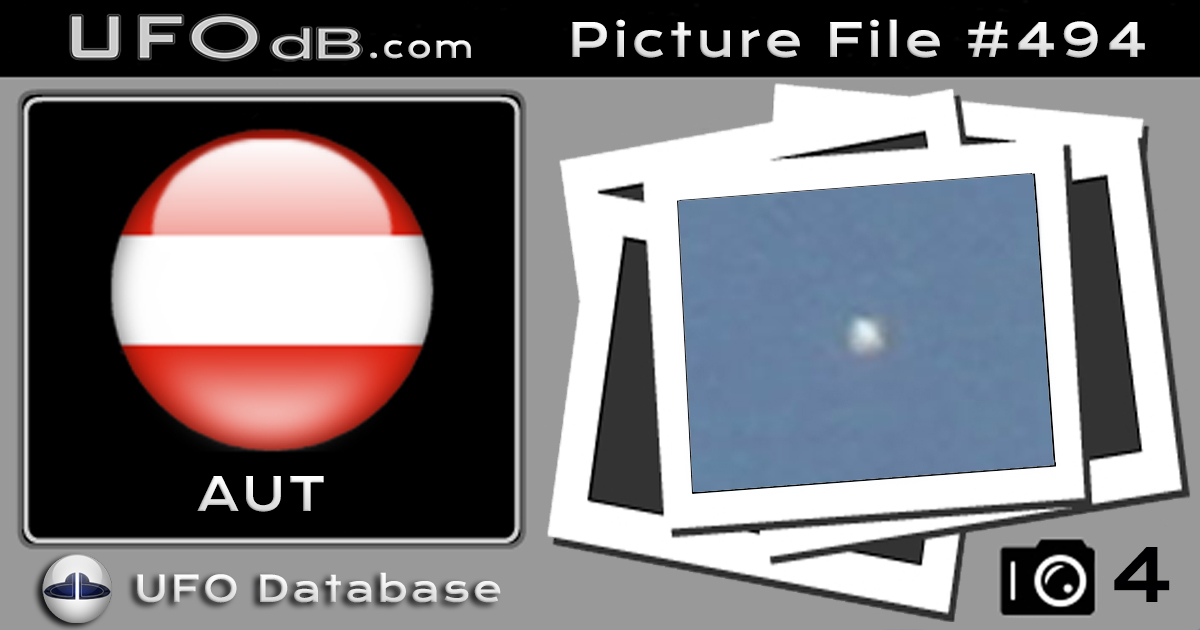 Sphere UFO in bright daylight caught on photo over Vienna Austria 2011